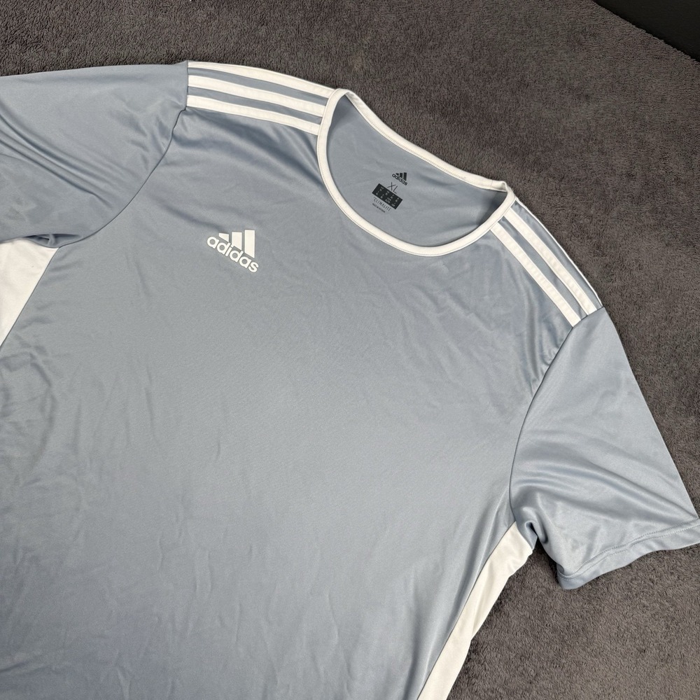 Adidas Climalite T-Shirt XL Gray Performance Casual Golf Train Gym Run